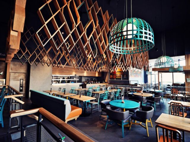 打破常规色调 南非开普敦连锁餐厅设计(组图) 
