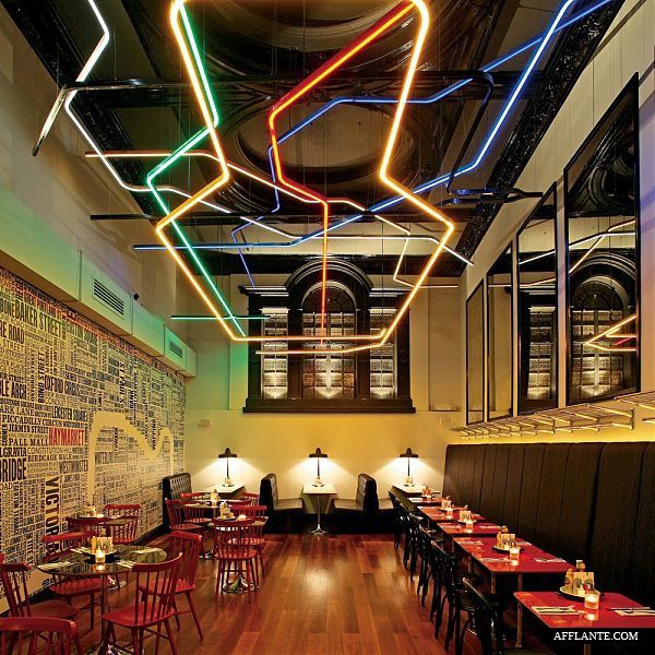 复古建筑搭配现代光影 伦敦拜伦餐厅设计(图) 