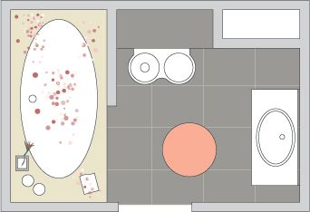 小空间的优雅 装扮日式瓷砖卫生间（图） 