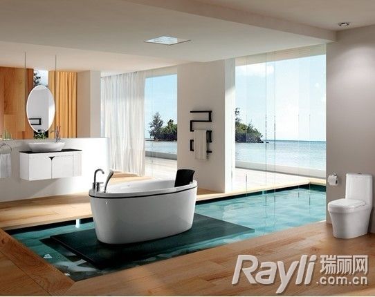 安华卫浴“安大略”系列整体卫浴空间：享受北美安大略湖畔生活的悠闲与自由