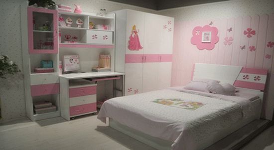 俏公主的彩色世界 儿童房装修效果图推荐 