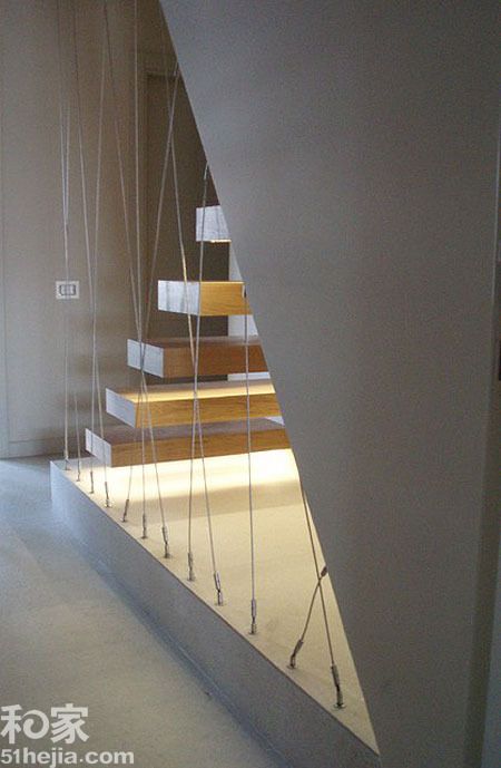 15个楼梯间隔断设计 复式空间巧点睛（组图） 