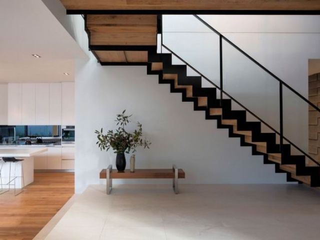 橡木地板的运用 澳大利亚墨尔本住宅设计(图) 
