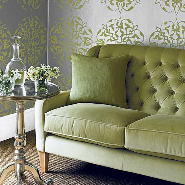 酷绿色客厅 超强创意色彩搭配设计（组图） 