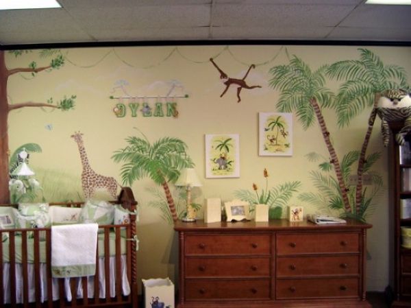 流行风格 超酷 25个丛林主题儿童房设计方案 