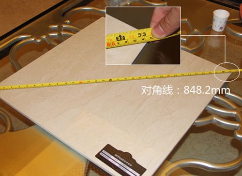 尺寸测量：瓷砖的规格是影响瓷砖铺贴效果的重要因素