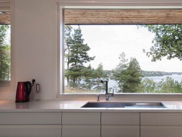 斯德哥摩尔湖滨别墅 木地板带来的自然味(图) 