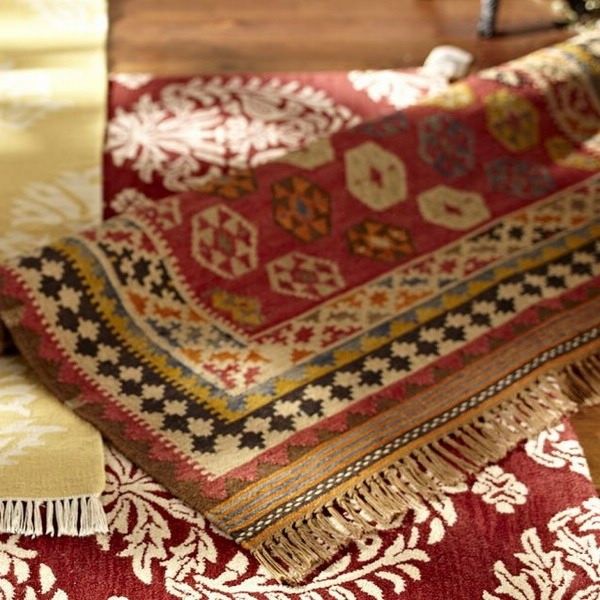 异域风情 39款基里姆花毯在家居中的运用（图） 