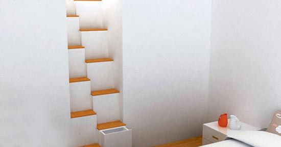 创意生活多心思 小户型楼梯完美打造家居空间 