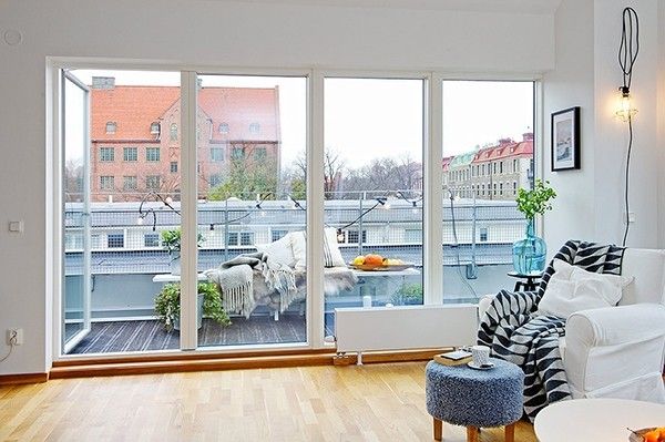 波西米亚小镇 北欧风格的白色摩登公寓（图） 