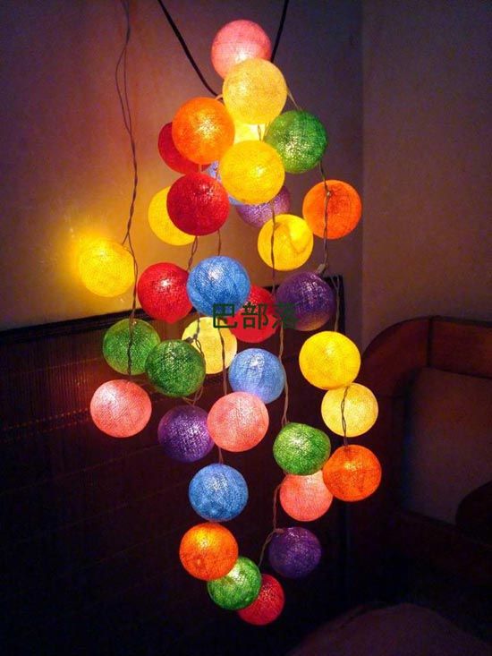 泰国线编彩灯工艺品 带给你五彩缤纷的圣诞！ 