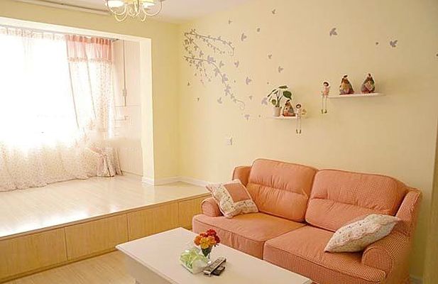 韩式35平简约式风格小屋 小居中的温馨生活 