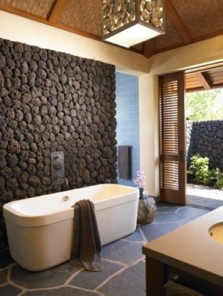 家装指南 31款令人惊叹的原石浴室设计推荐 