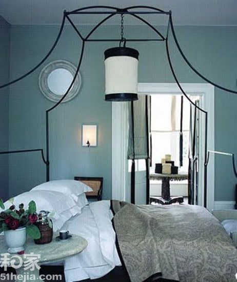 10个蓝色卧室 造出一个放松静谧空间（组图） 