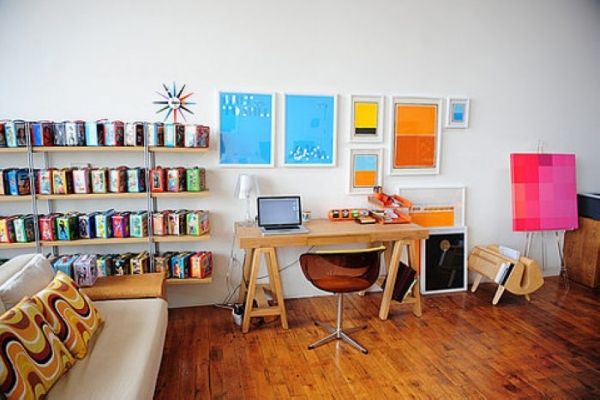 年轻一派梦想中的工作室 小书房的大创意设计 