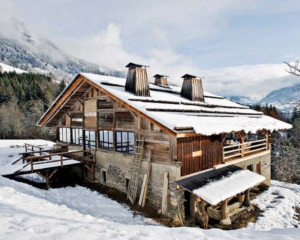 欢乐氛围 临近阿尔卑斯山的木屋住宅（组图） 