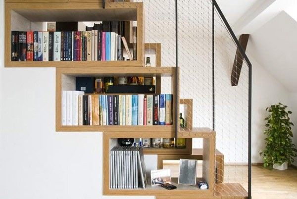 创意空间 挑战极限 狭窄楼梯存储空间设计 