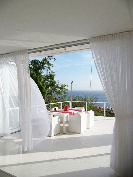 纯白极简的奢华 加勒比海库拉索岛别墅（图） 