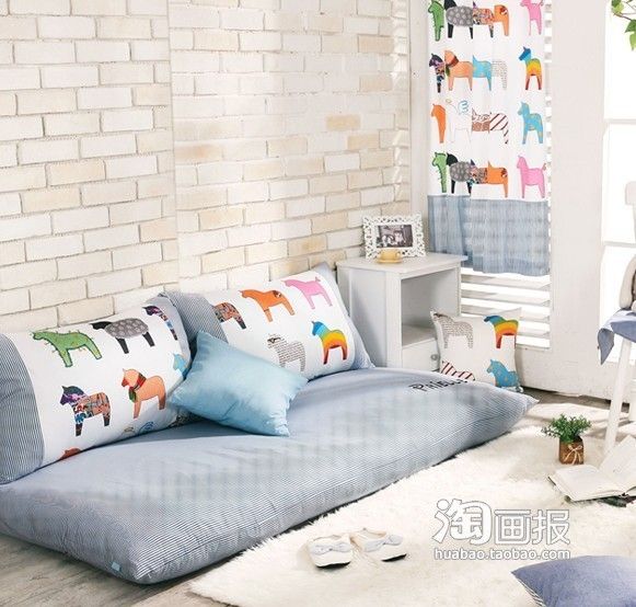 75款宅族最爱韩式地板软沙发 时尚潮品（图） 