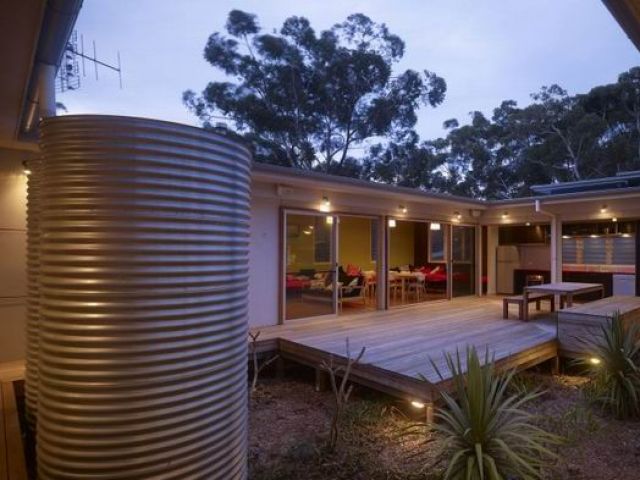 澳大利亚度假住宅设计 质朴的木味家居(组图) 