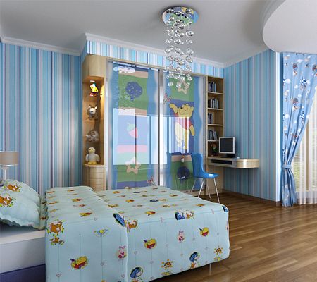 不同款式米素儿童房，打造绿色梦幻童年记忆 