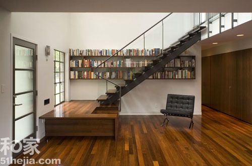 楼梯间改书房 16个案例挖掘空间潜能（组图） 