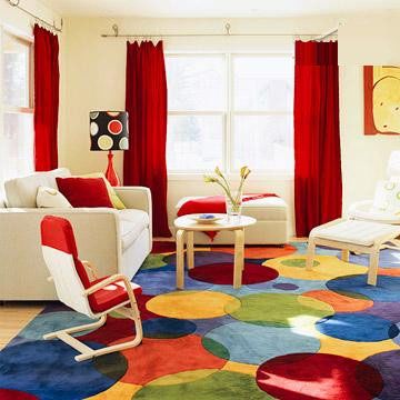15款特色客厅设计 明艳色彩点缀你家(图) 