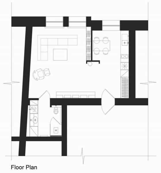 经典和复古的碰撞 拉脱维亚现代公寓设计(图) 
