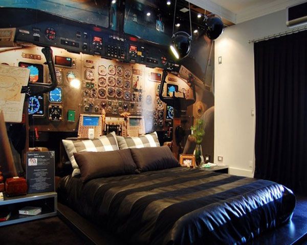 33个超酷的卧室床头布景设计（图） 