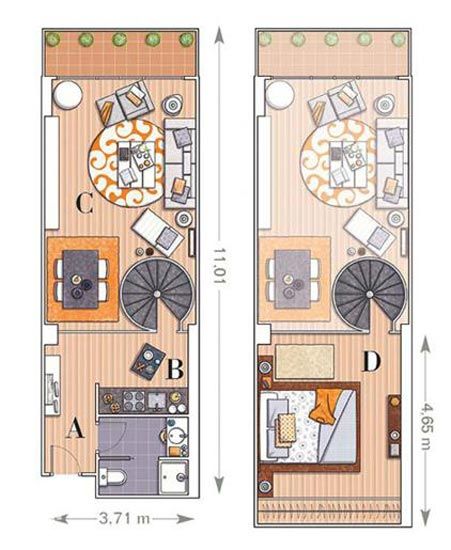 活力时尚橙色空间 58平亮色loft小户型设计 