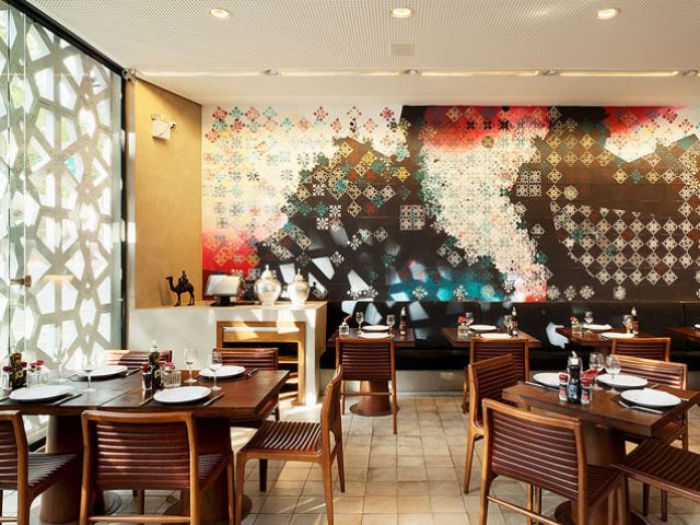 创意十足镂空墙面 圣保罗Manish餐厅设计(图) 