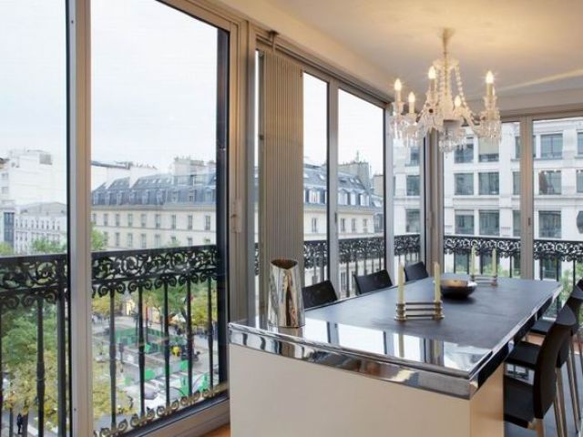 优雅的橡木地板 法国巴黎住宅设计(组图)  