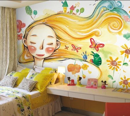 米素儿童房 打造绿色梦幻童年梦——壁画篇 