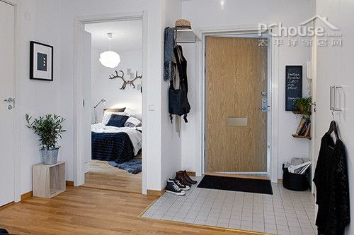 经典白色系瑞典公寓 60平2房时尚设计(组图) 