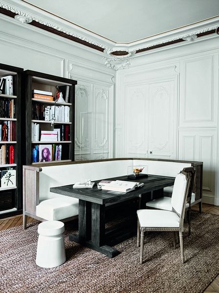 巴黎艺术范公寓 黑白色调诠释新古典美宅 