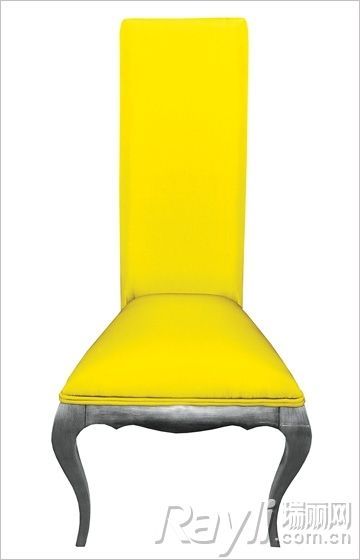 Jetclass黄色古典高贵椅子 