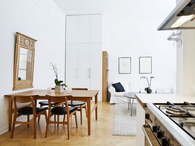 37平米白木单身公寓 北欧简约风格（图） 