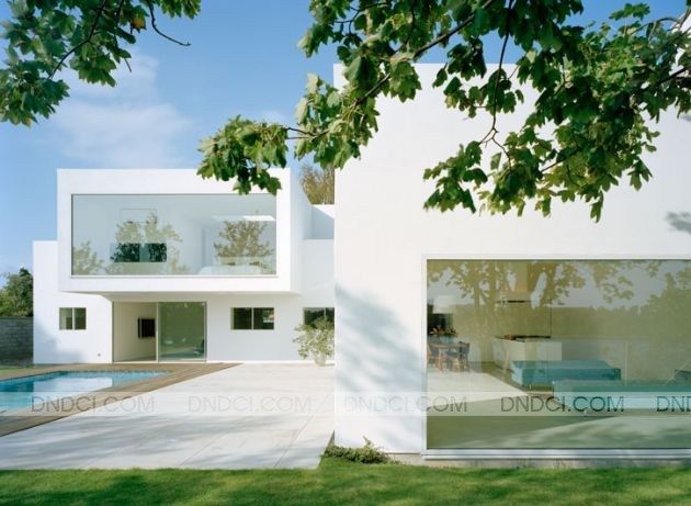 瑞典南部的M2别墅住宅设计 经典白色系(组图) 