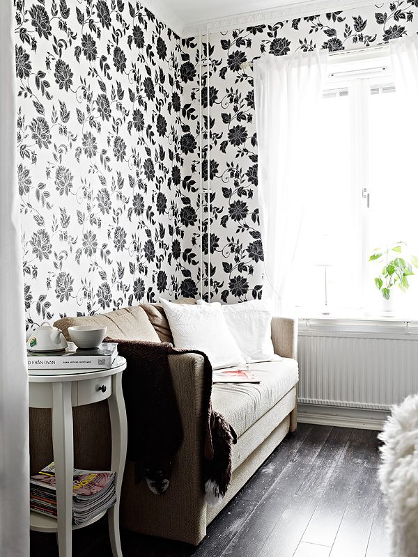 71平米的黑白花色公寓 复古北欧风格（图） 