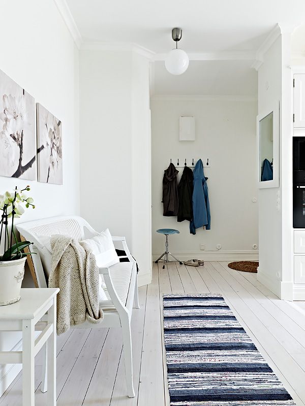 65平米白色原生态公寓 清新北欧风格（图） 