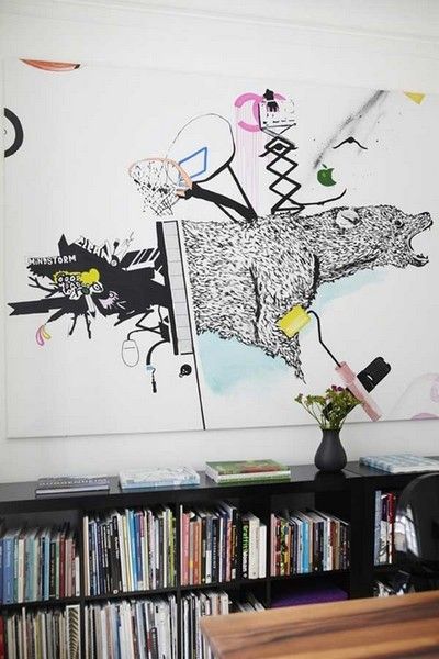 壁画艺术做室内设计 哥本哈根的公寓欣赏(图) 
