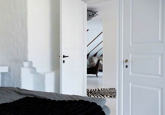 斯德哥尔摩的阁楼设计 精致的白色优雅家 