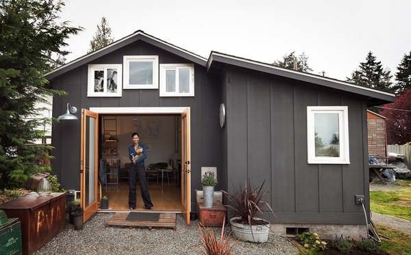 超乎你的想象 23平米车库改造的mini house！ 