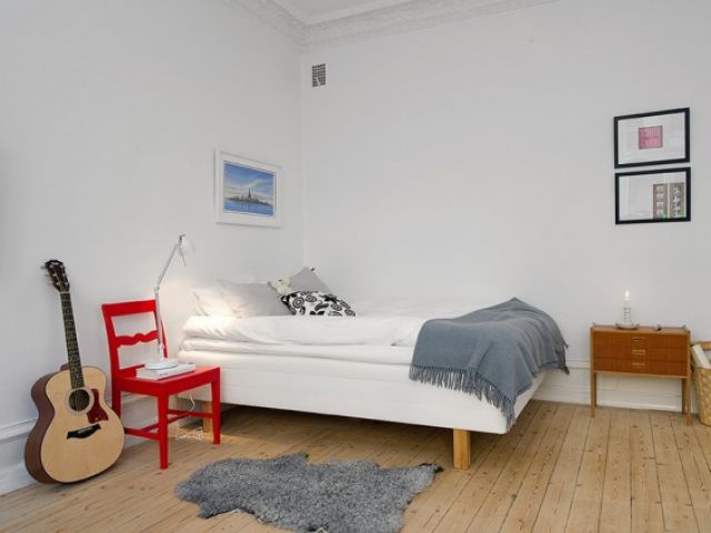 54平米温馨单身公寓 清新淡雅白色空间（图） 