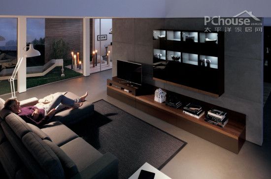 12款木制电视背景墙 客厅的亮丽风景线（图） 