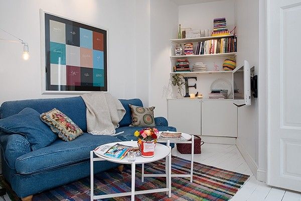 简单美好的瑞典小公寓 纯净的精致家（组图） 