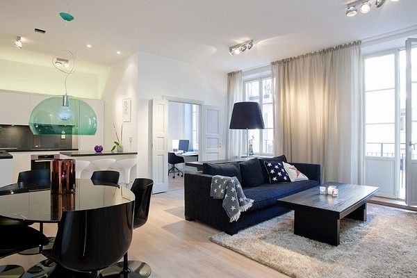 83平米英伦风 瑞典的两室公寓设计（组图） 