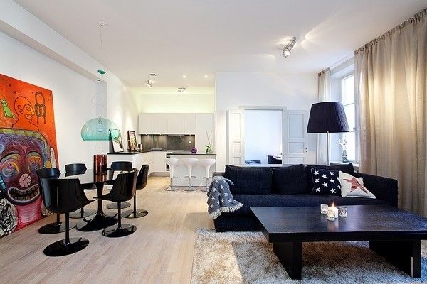 83平浓郁英伦风 瑞典雅致两居公寓设计（图） 