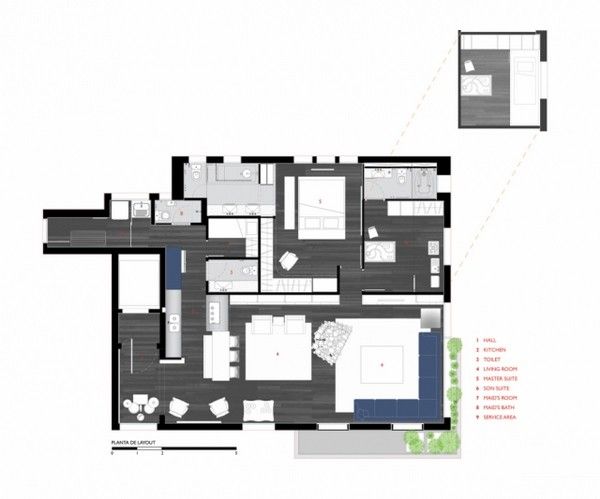 爱书之家设计 迷失在书海的圣保罗公寓(组图) 