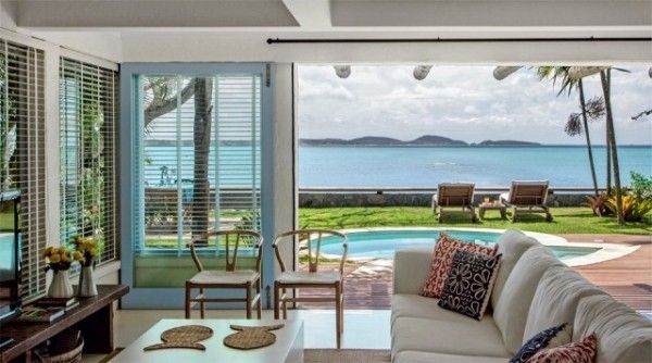 碧海蓝天 令人羡慕的巴西的海边度假屋（图） 